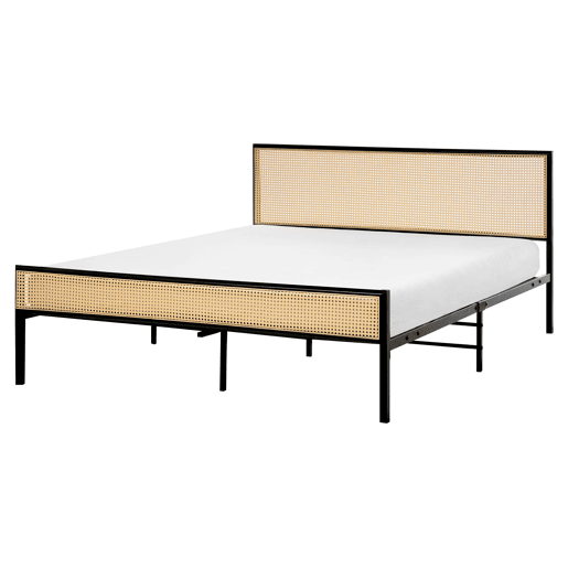Cama AVANTON 160 x 200 cm Preto