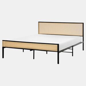 Cama AVANTON 160 x 200 cm Preto