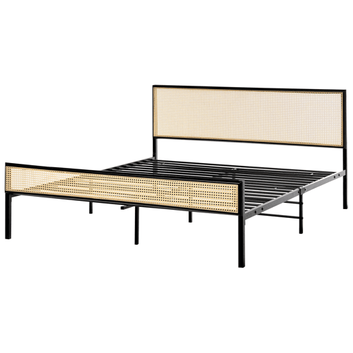 Cama AVANTON 160 x 200 cm Preto