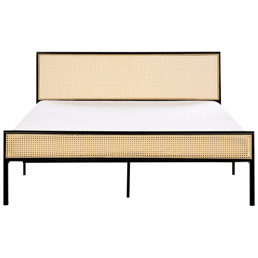 Cama AVANTON 160 x 200 cm Preto