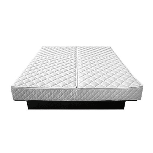 Cama de água Bouclé VAUCLUSE 160 x 200 cm Verde-oliva
