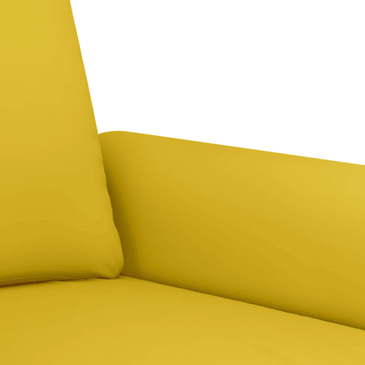 vidaXL 2 pcs conjunto de sofás com almofadões veludo amarelo vidaXL 2 pcs conjunto de sofás com almofadões veludo amarelo