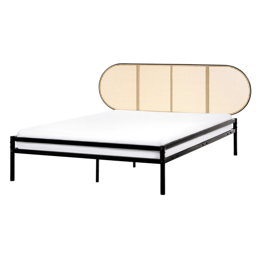 Cama BOULIN 140 x 200 cm Preto Cama BOULIN 140 x 200 cm Preto