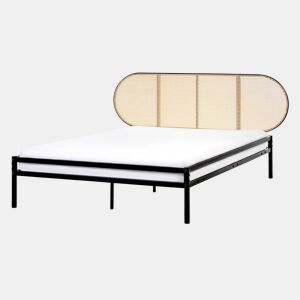 Cama BOULIN 140 x 200 cm Preto