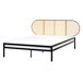 Beliani Cama Hierro BOULIN 181x208 Beliani Cama Hierro BOULIN 181x208 Negro