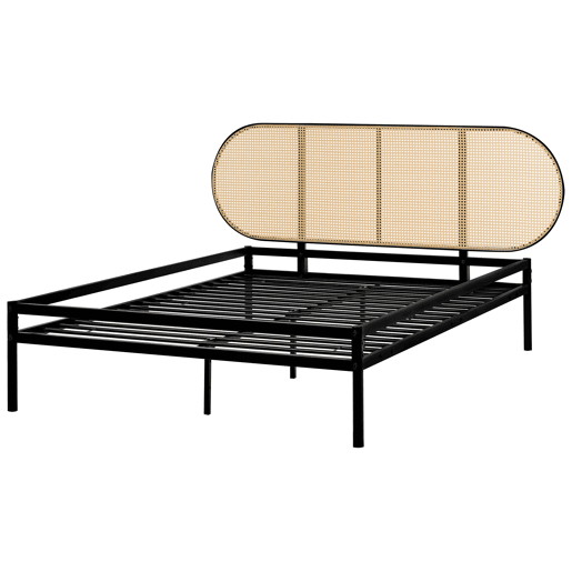 Cama BOULIN 140 x 200 cm Preto Cama BOULIN 140 x 200 cm Preto
