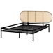 Beliani Cama Hierro BOULIN 181x208 Beliani Cama Hierro BOULIN 181x208 Negro