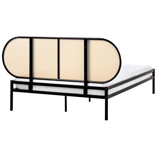 Cama BOULIN 140 x 200 cm Preto Cama BOULIN 140 x 200 cm Preto