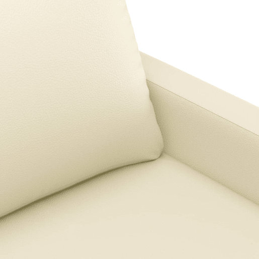vidaXL 4 pcs conjunto sofás c almofadões couro artificial cor creme vidaXL 4 pcs conjunto sofás c almofadões couro artificial cor creme