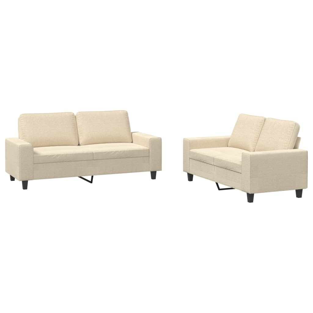 Conjunto De Sofás Crema