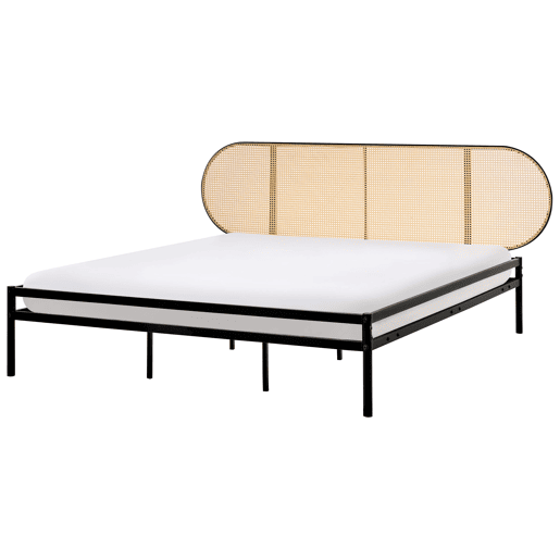 Cama BOULIN 180 x 200 cm Preto Cama BOULIN 180 x 200 cm Preto