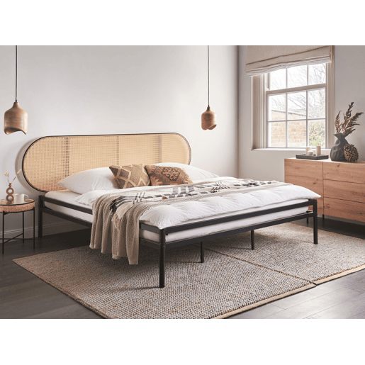 Cama BOULIN 180 x 200 cm Preto Cama BOULIN 180 x 200 cm Preto