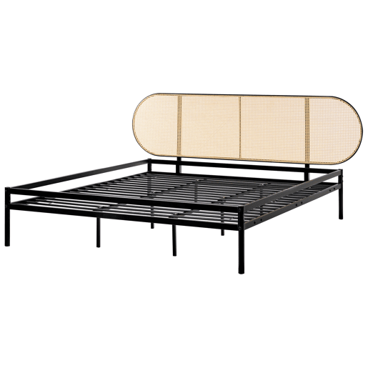 Cama BOULIN 180 x 200 cm Preto Cama BOULIN 180 x 200 cm Preto