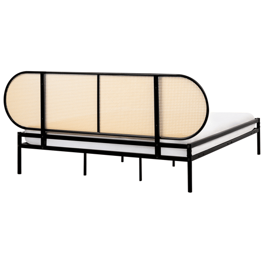 Cama BOULIN 180 x 200 cm Preto Cama BOULIN 180 x 200 cm Preto