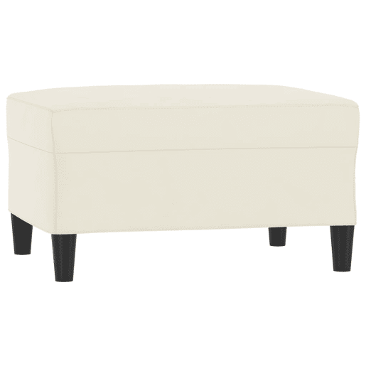 vidaXL 4 pcs conjunto de sofás com almofadões veludo cor creme vidaXL 4 pcs conjunto de sofás com almofadões veludo cor creme