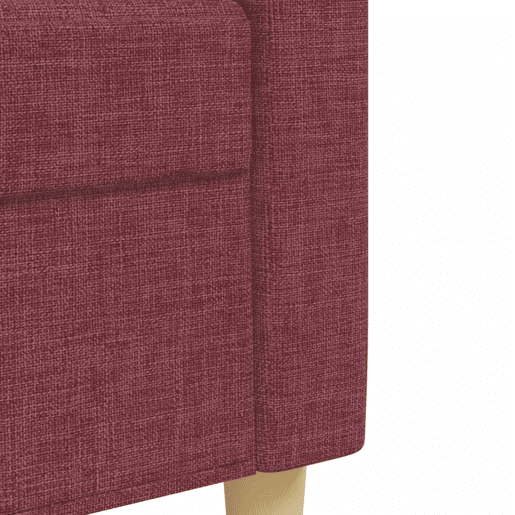 vidaXL 2 pcs conjunto de sofás com almofadas tecido vermelho-tinto vidaXL 2 pcs conjunto de sofás com almofadas tecido vermelho-tinto