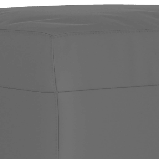 vidaXL 4 pcs conj. sofás c almofadões tecido microfibra cinza-escuro