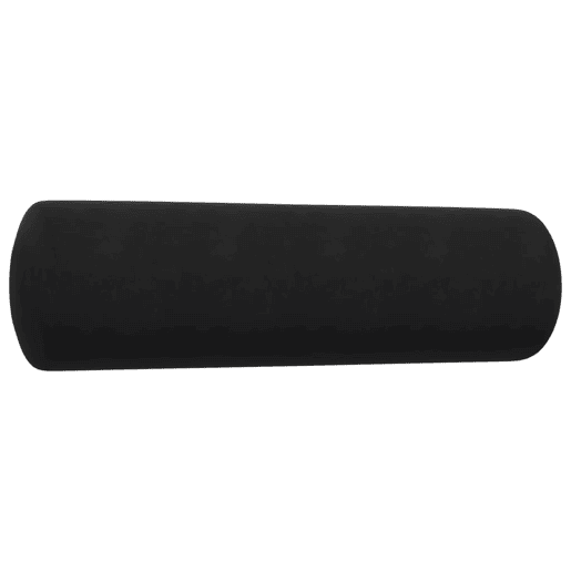 vidaXL 3 pcs conjunto de sofás com almofadões e rolos veludo preto