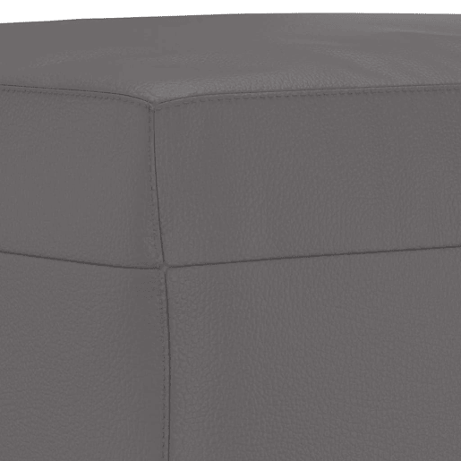 vidaXL 3 pcs conjunto de sofás c almofadões couro artificial cinzento vidaXL 3 pcs conjunto de sofás c almofadões couro artificial cinzento