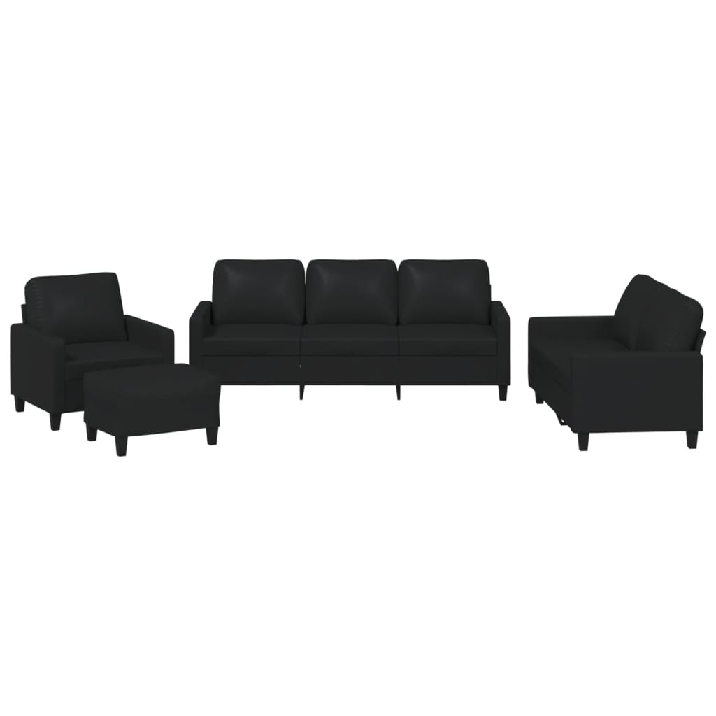 Conjunto De Sofás Negro