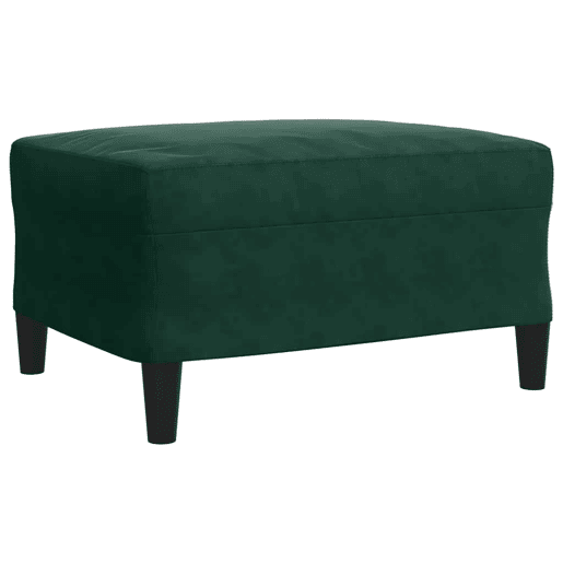 vidaXL 3 pcs conjunto sofás com almofadões e rolos veludo verde-escuro vidaXL 3 pcs conjunto sofás com almofadões e rolos veludo verde-escuro
