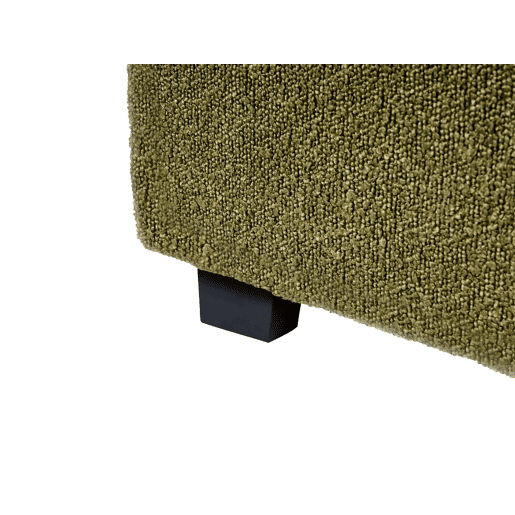 Cama Bouclé VAUCLUSE 160 x 200 cm Verde-oliva Cama Bouclé VAUCLUSE 160 x 200 cm Verde-oliva