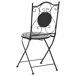 Beliani Silla de jardín COMISO Beliani Silla de jardín COMISO Blanco/ Negro