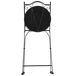 Beliani Silla de jardín COMISO Beliani Silla de jardín COMISO Blanco/ Negro