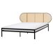 Beliani Cama Hierro BOULIN 201x208 Beliani Cama Hierro BOULIN 201x208 Negro