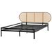 Beliani Cama Hierro BOULIN 201x208 Beliani Cama Hierro BOULIN 201x208 Negro