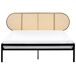 Beliani Cama Hierro BOULIN 201x208 Beliani Cama Hierro BOULIN 201x208 Negro