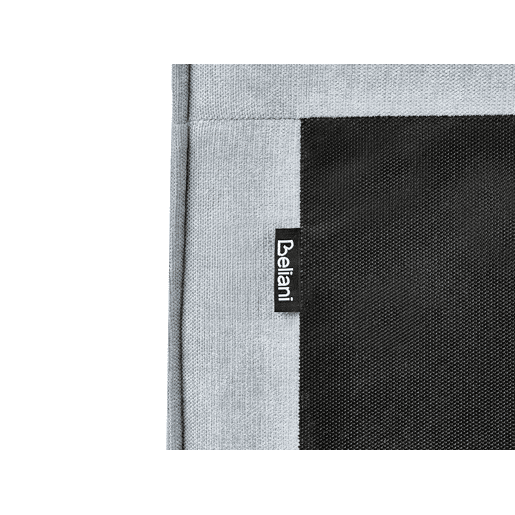 Cama baú Tecido MOISSAC 160 x 200 cm Azul claro