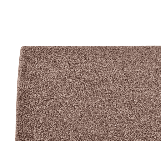 Cama baú Bouclé ORBEY 180 x 200 cm Castanho