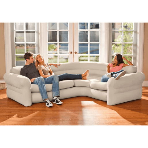 Intex Sofá de canto insuflável 257x203x76 cm 68575NP