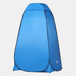 Outsunny Tenda de Duche Pop-Up Tenda de Privacidade Portátil com Bolsa de Transporte para Vestiário 120x120x190 cm Azul