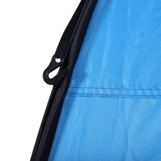 Outsunny Tenda de Duche Pop-Up Tenda de Privacidade Portátil com Bolsa de Transporte para Vestiário 120x120x190 cm Azul