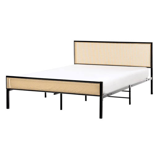Cama AVANTON 140 x 200 cm Preto