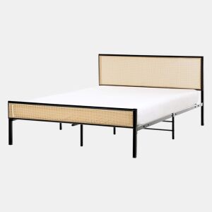 Cama AVANTON 140 x 200 cm Preto