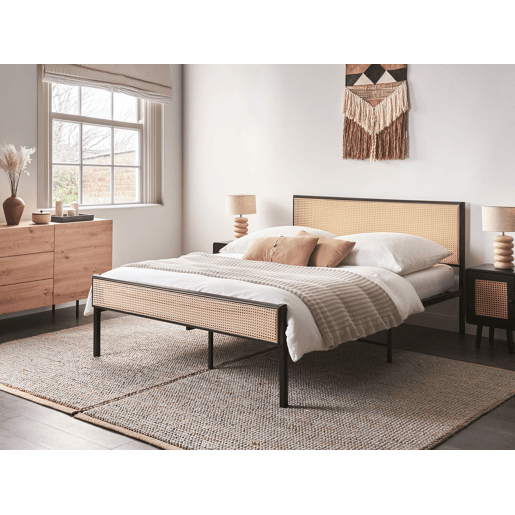 Cama AVANTON 140 x 200 cm Preto