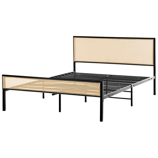 Cama AVANTON 140 x 200 cm Preto