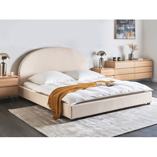 Cama de água Tecido VAUCLUSE 180 x 200 cm Creme claro