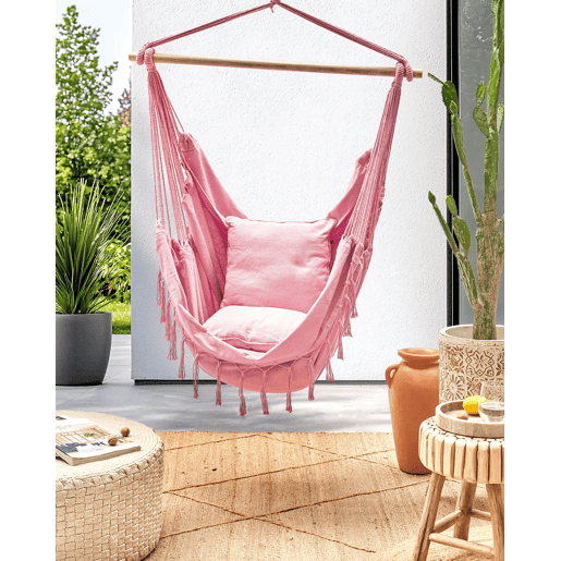 Cadeira suspensa BONEA Algodão Rosa Cadeira suspensa BONEA Algodão Rosa