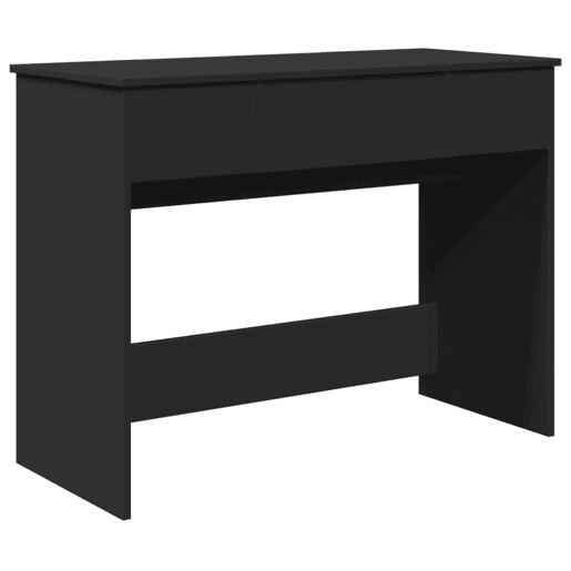 vidaXL Toucador com espelho 100x45x76 cm preto vidaXL Toucador com espelho 100x45x76 cm preto