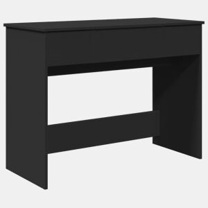 vidaXL Toucador com espelho 100x45x76 cm preto