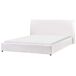 Beliani Cama de agua Terciopelo LAVAUR 204x221 Beliani Cama de agua Terciopelo LAVAUR 204x221 Crema