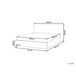 Beliani Cama de agua Terciopelo LAVAUR 204x221 Beliani Cama de agua Terciopelo LAVAUR 204x221 Crema
