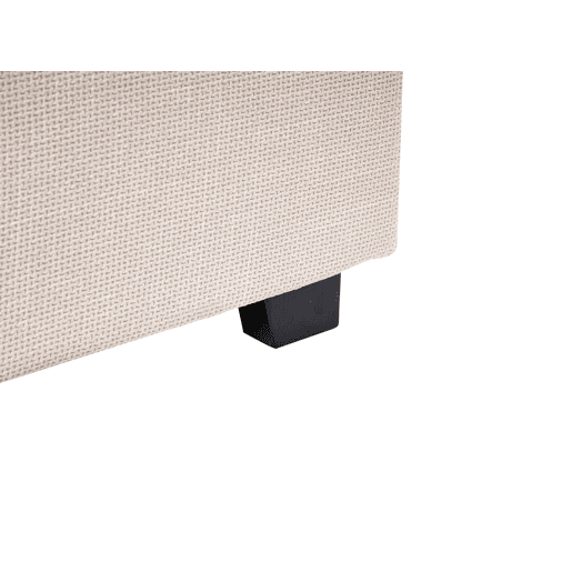 Cama Tecido VAUCLUSE 180 x 200 cm Creme claro