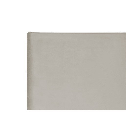 Cama de água Veludo LAVAUR 160 x 200 cm Taupe