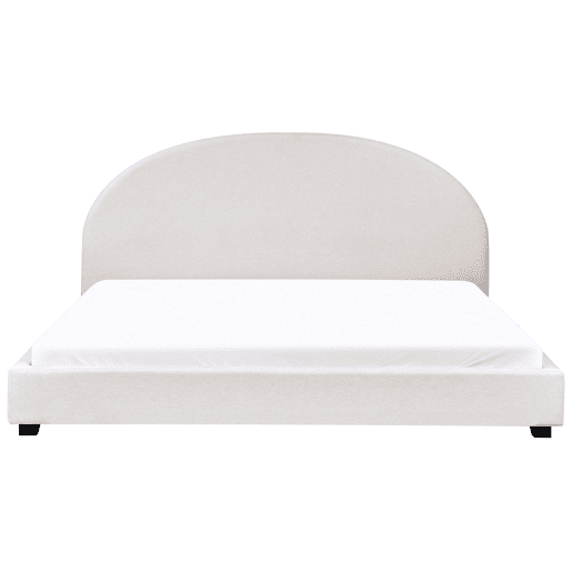 Cama de água Tecido VAUCLUSE 180 x 200 cm Branco creme
