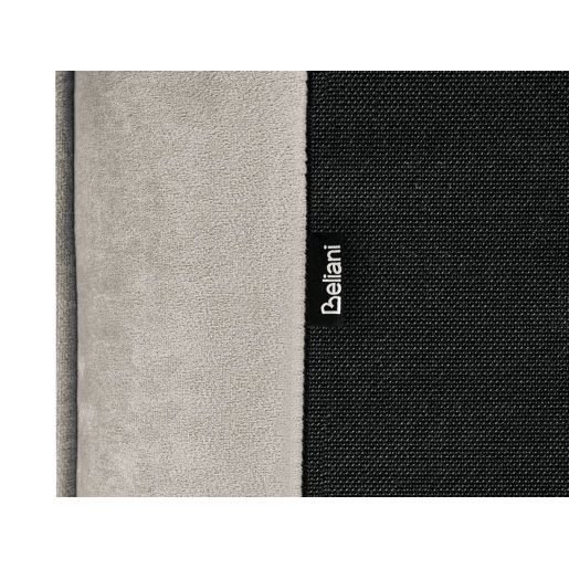 Cama Veludo LAVAUR 180 x 200 cm Taupe